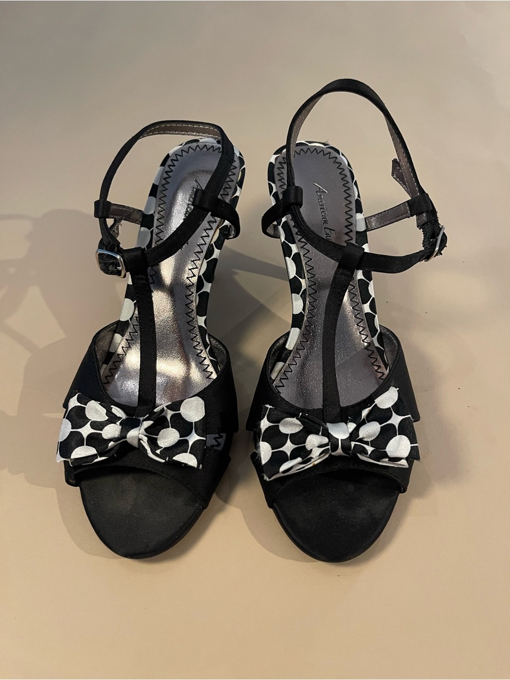 American Eagle T-Strap Bow Heels